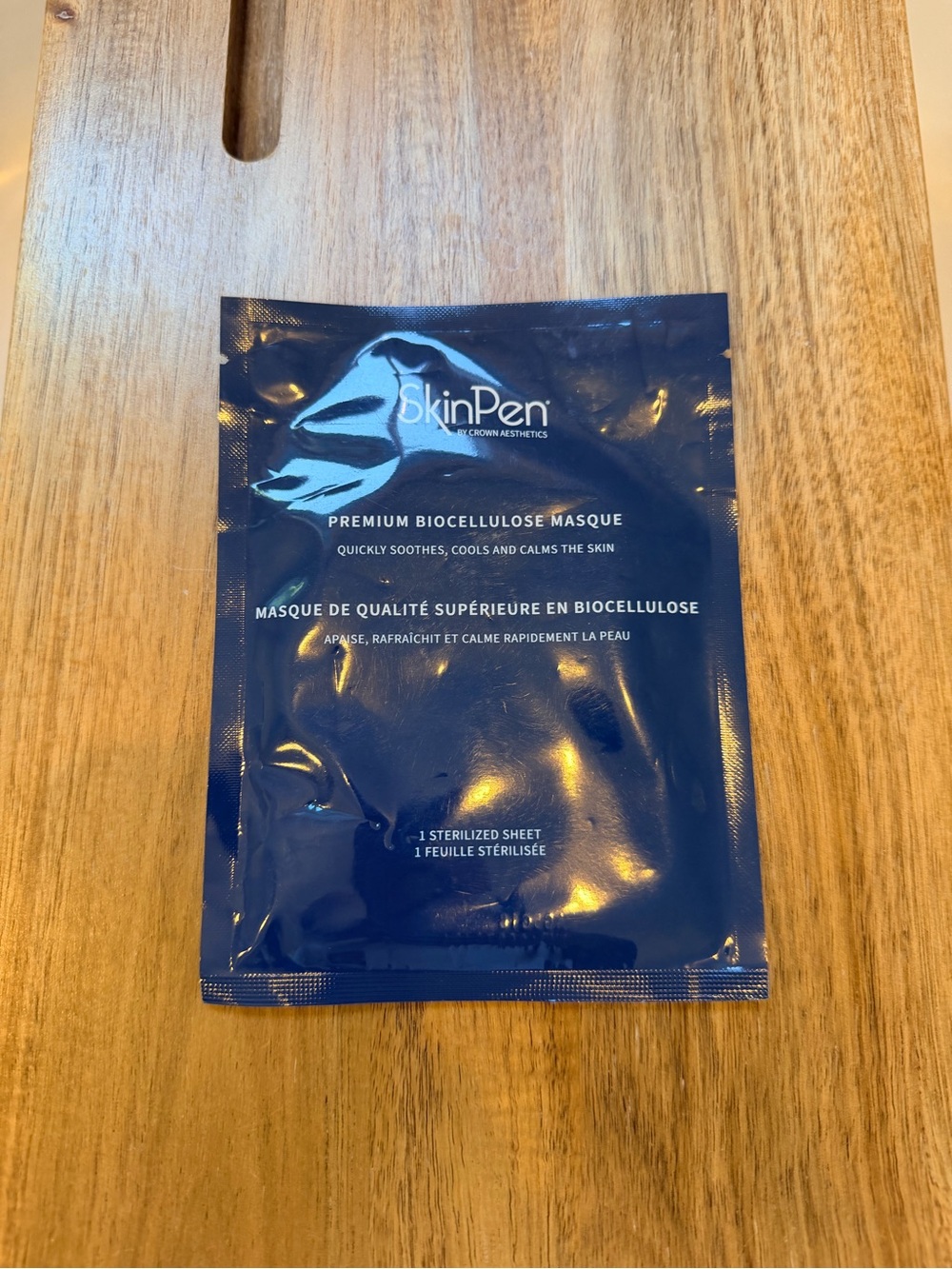 Skinpen Premium Biocellulose Masque – Soothing x 1 for post-microneedling